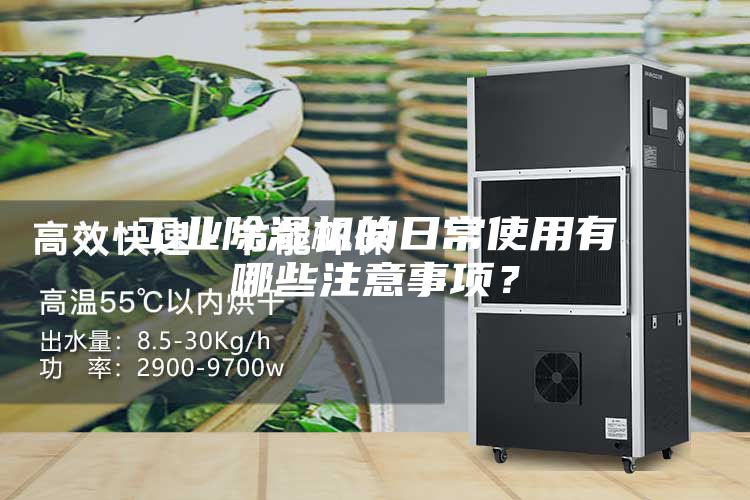 工業除濕機的日常使用有哪些注意事項？