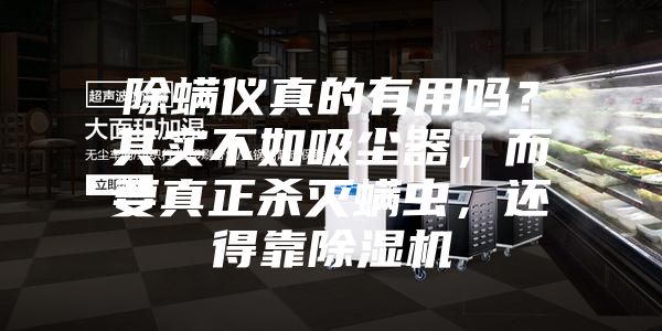 除螨儀真的有用嗎？其實(shí)不如吸塵器，而要真正殺滅螨蟲(chóng)，還得靠除濕機(jī)