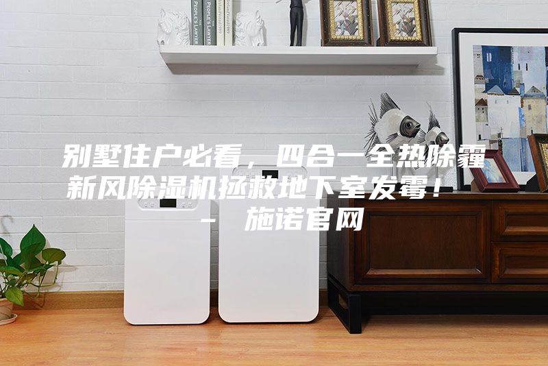 別墅住戶必看，四合一全熱除霾新風(fēng)除濕機拯救地下室發(fā)霉！ – 施諾官網(wǎng)