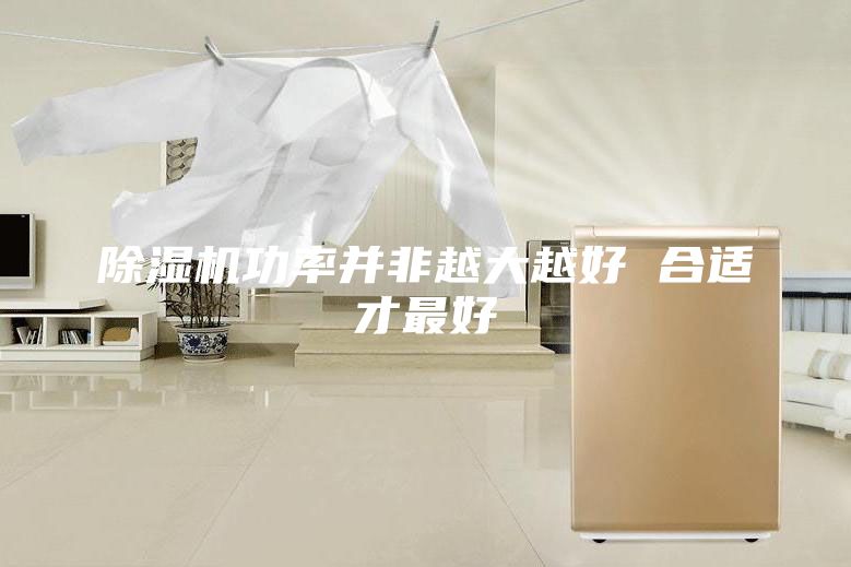 除濕機(jī)功率并非越大越好 合適才最好