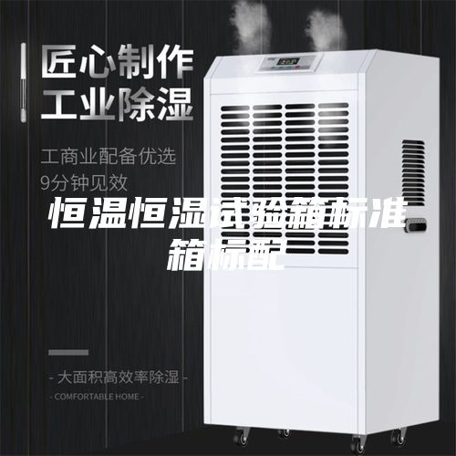 恒溫恒濕試驗箱標準箱標配